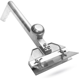 Professional Heavy Duty Grill Scraper for Flat Tops with Stainless Steel Scraper Blade, Flat Top Scraper for Griddle with Ergonomic Aluminum Handle, Ideal for Griddle, Outdoor Grill Cleaning