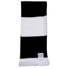 Newcastle United Supporters Black and White Retro Style Scarf