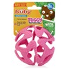 Nuby 100% Silicone Tuggy Teether Ball, 6 Months +, Colors
