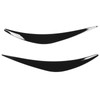 2Pcs Headlight Eyebrow Left Right Fade Proof Front Headlight Eyelid