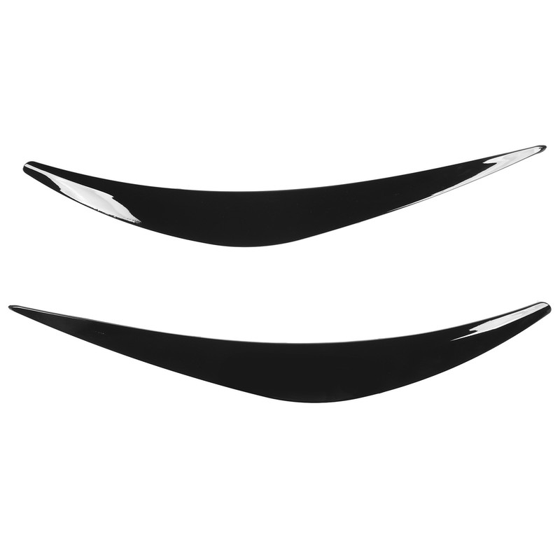 2Pcs Headlight Eyebrow Left Right Fade Proof Front Headlight Eyelid