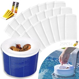 Skimmer Socks, Skimmer Filter Socks, Skimmer Nets for Fine Filtering, Skimmer Net Pool, Filter Socks Pool, Pool Socks, Skimmer Stocking, Filter for Skimmer Pool, Reusable Skimmer Basket Net