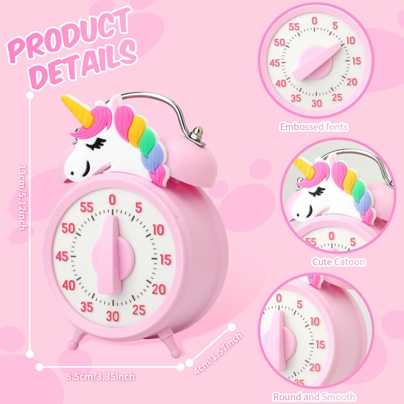 Vspek 55-Minute Countdown Timer, Classroom Visual Timer for Kids and