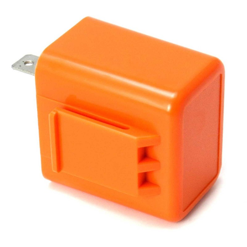 2 Pcs Universal 12V 2-Pin Flasher Relay, Motorcycle LED Turn