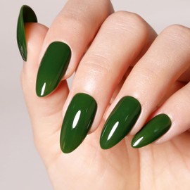 Firedeep Emerald Dark Green Gel Nail Polish, 0.54 Fl Oz Large Bottle UV/LED Soak Off Deep Green Gel Polish for Autumn and Winter