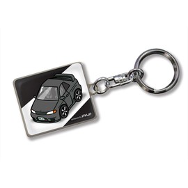 [MKJP] カスタムキーホルダー スカイライン GTR 32 ベース：ブラック 車カラー：ブラック