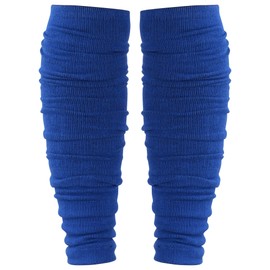 Dxhycc 2 Pairs Scrunch Football Socks Football Leg Sleeves Athletic Socks for Youth Boys Soccer Baseball Softball Rugby, Blue