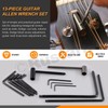 Rustark 13Pcs Guitar Allen Wrench Truss Rod Wrench Set, 4mm