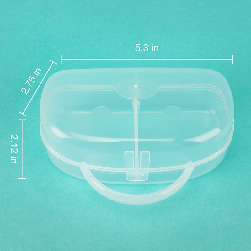 Accmor Pacifier Case, Pacifier Holder Can Storage 2 Pacifiers, Baby