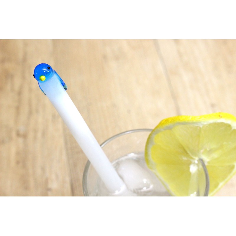 Cute Handmade Glassware Penguin Muddler