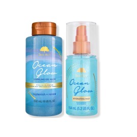 Tree Hut Ocean Glow Hydrating Foaming Gel Body Wash, 18 fl oz Ocean Glow Hydrating Fragrance Mist, 5.2 fl oz
