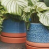 HERDUK 8 Inch Pots for Plants, Ceramic Planter Pot with