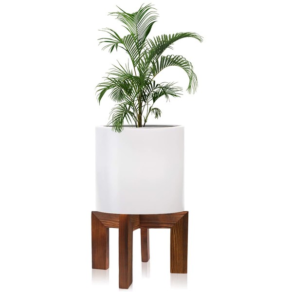 hismocal Wood Plant Stand Indoor/Outdoor for Plants, Large Size Planter