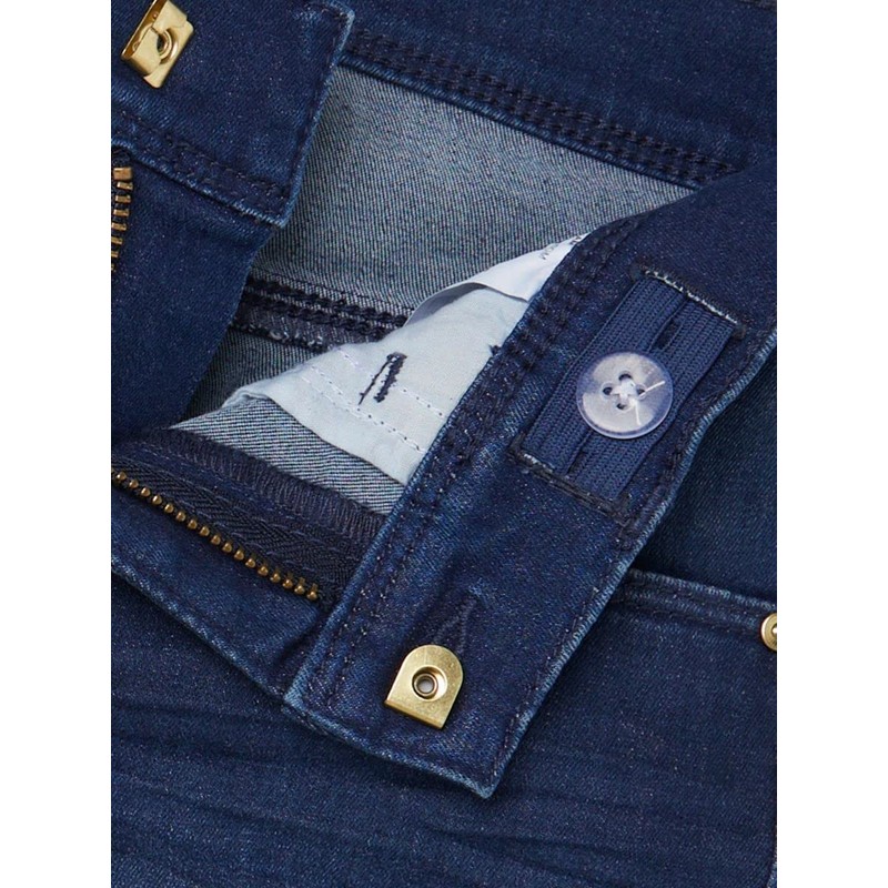 NAME IT Women's Shorts, Medium blue (medium blue denim)
