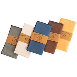 MI&VI Synthetic Chamois Microfiber Instrument Cleaning & Polishing Cloth for Violin, Viola, Cello, Bass, Guitar 12x12in (5 Pack)