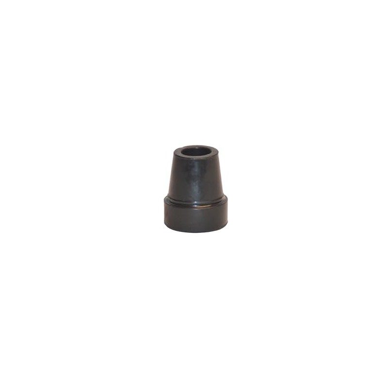 Harvy Canes Nev-a-Slip 1/2" Standard Replacement Cane Tip- Black (4