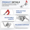 PATIKIL Toggle Latch Clamp 4001 Style, 2 Pcs Stainless Steel
