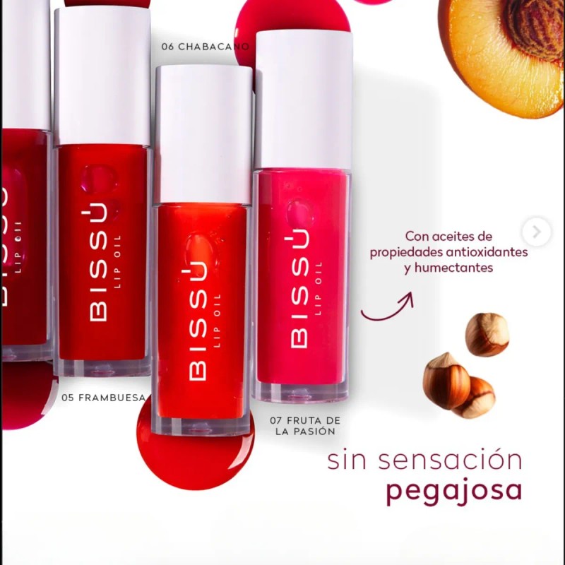 Bissú Lip Oil Brillo Labial Hidratante Vegano