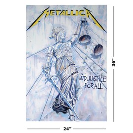 POSTER STOP ONLINE Metallica - Music Poster (And Justice For All - Album Cover) (Size: 24" x 36")