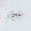 Missing Puzzle Piece Gift for Girlfriend Boyfriend Pocket Marriage Proposal