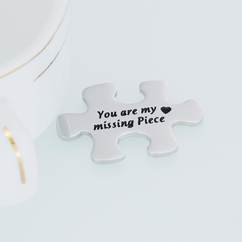 Missing Puzzle Piece Gift for Girlfriend Boyfriend Pocket Marriage Proposal