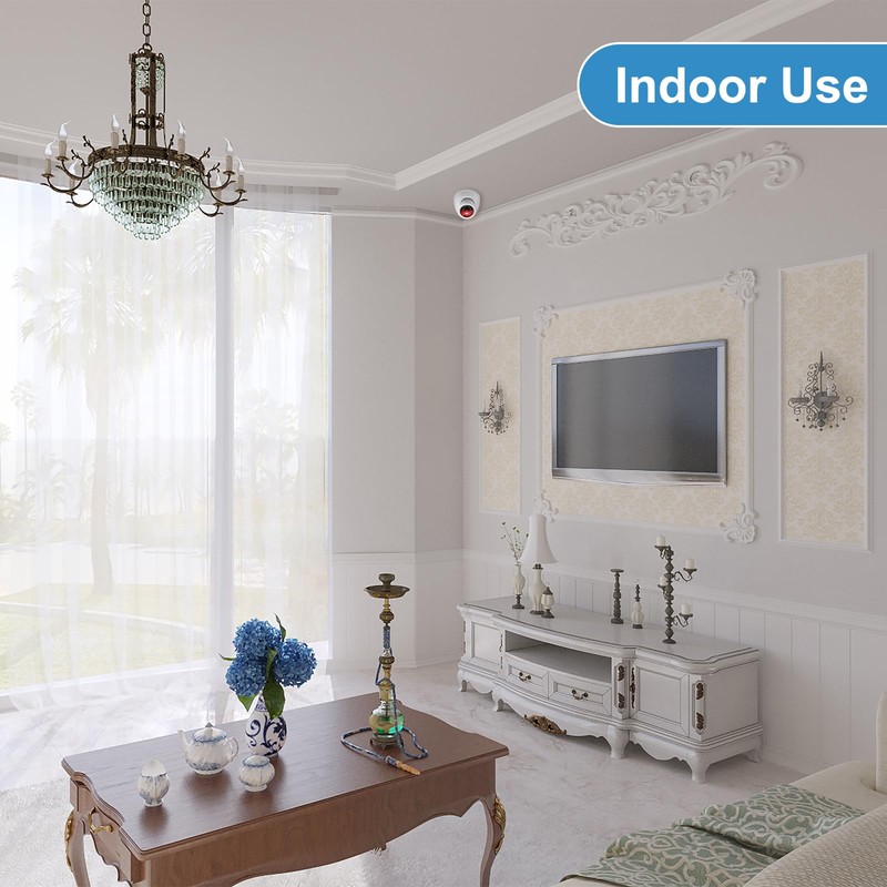 PATIKIL 4 Pcs Fake Security Camera Dummy Dome Camera with