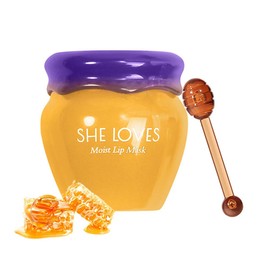 Tiejdhr Honey Lip Mask Overnight, Fade Lip Lines Bee Lip Balm, Honey| Day Repair Lip Sleeping Masks, Natural Lip Enhancer Care Serum Hydrating & Prevention Dry Lip (Pack of 1)