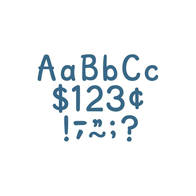 Teacher Created Resources Slate Blue 4" Modern Classic Letters Combo