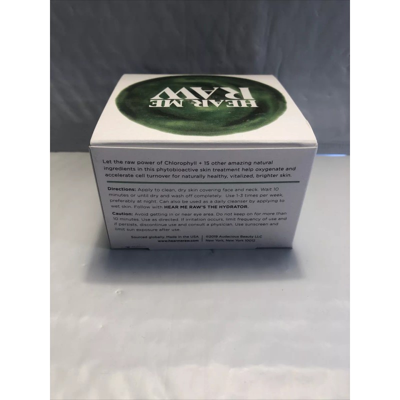 PLUS Hear Me Raw The Brightener With Chlorophyll+