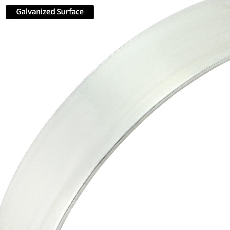 QWORK 6 Inch B Vent Wall Strap Round Gas Vent