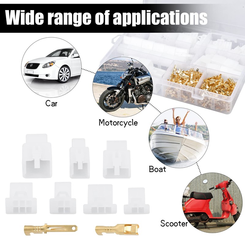 Pinsheng Pack of 380 Cable Connectors 2 3 4 6