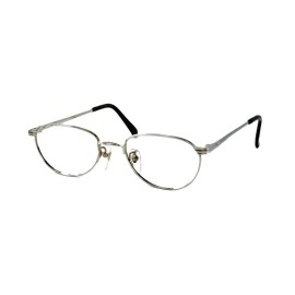 Grand Roi Unisex Retro Look Silver Metal Eyeglass Frames Lot of 12