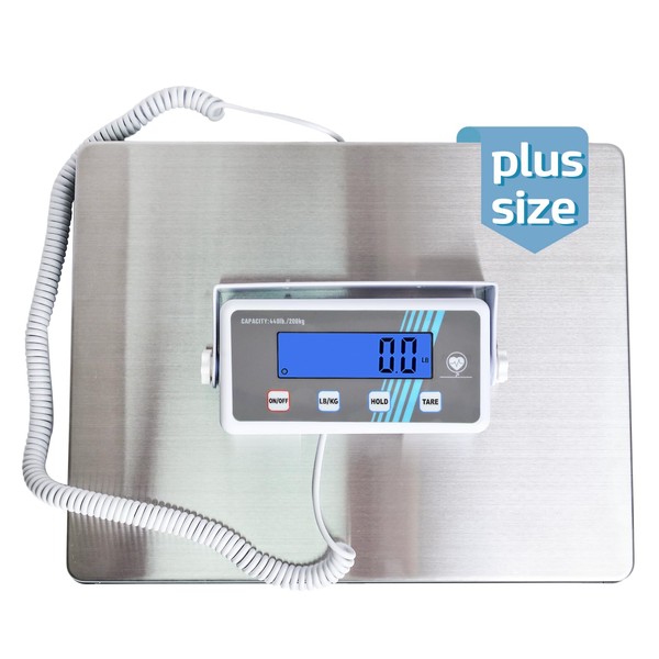 Extra Wide Medical Digital Body Weight Scale - 440 lb/200