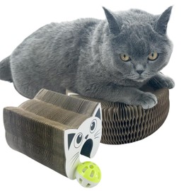BLIWINPT Interactive Scratching Board for Playful Kitties Magic Accordion Cat Scratching Post, Fun Kitty Kurlz Cat Toys 1Pack
