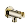 ENKI, O05, Shower Outlet Elbow with Holder, English Gold Shower