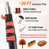 26FT High Window Cleaning Kit with Pole, 2 in 1