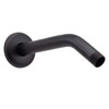 Westbrass 1/2" IPS x 8" Shower Arm, Matte Black, D301-1-62