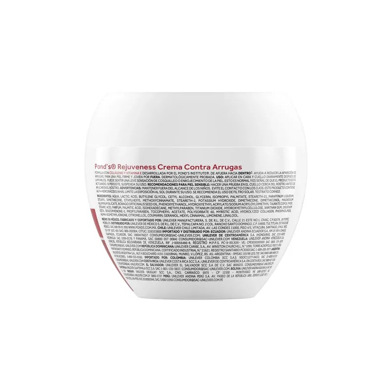 Pond's Crema Facial Anti Arrugas Rejuveness Día 200 G