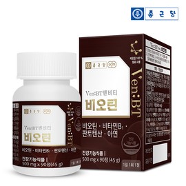 Chong Kun Dang Health Chong Kun Dang Benviti Biotin 90 tablets 1 bottle (3 month supply) / 종근당건강 종근당 벤비티 비오틴 90정 1병(3개월분)