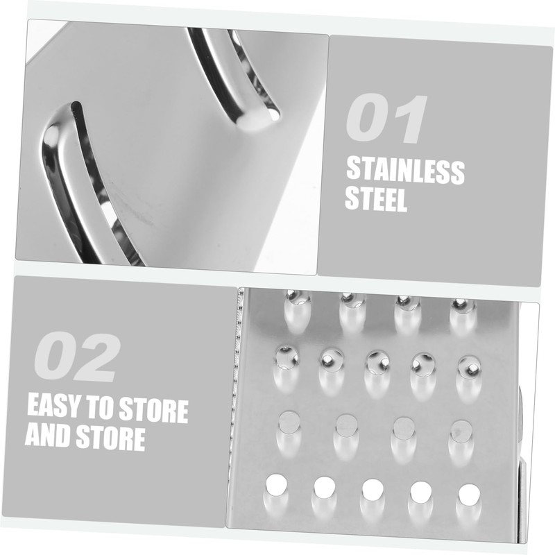 ULTECHNOVO Stainless Steel Cheese Grater Sided Multi Functional Grater for