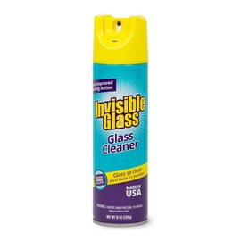 Invisible Glass 91160 Premium Glass and Window Cleaner Aerosol Can Leaves Glass Streak Free and Residue Free with Improved Foaming Action, Pack of 1