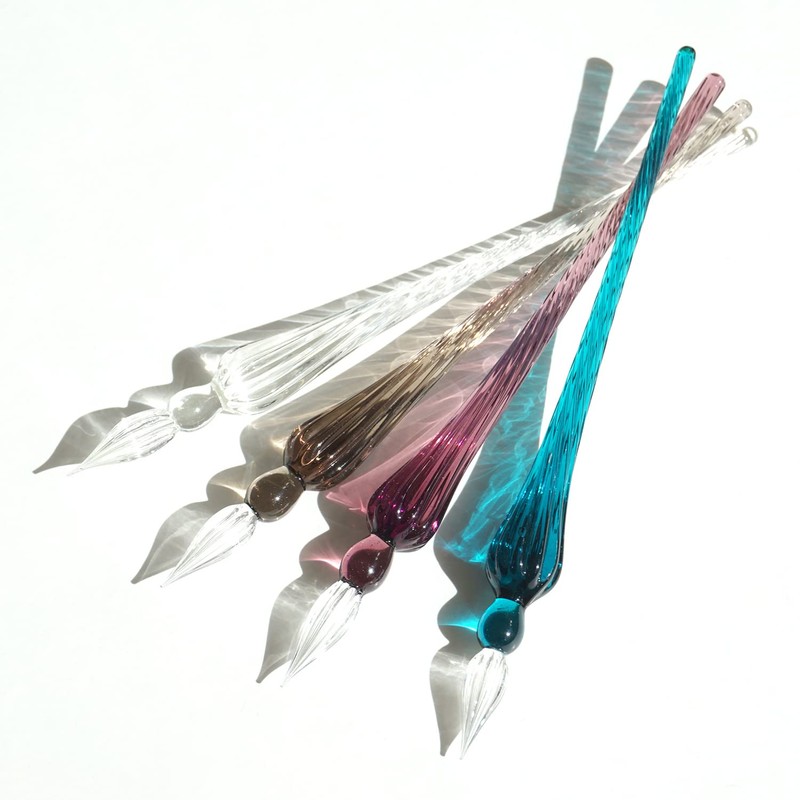 Herbin 21437T Glass Nib, Round, 18 cm, Ideal for Calligraphy,