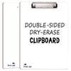 SCRIBBLEDO Dry Erase Clipboard Durable Double-Sided 9"x12" White Board Clipboard