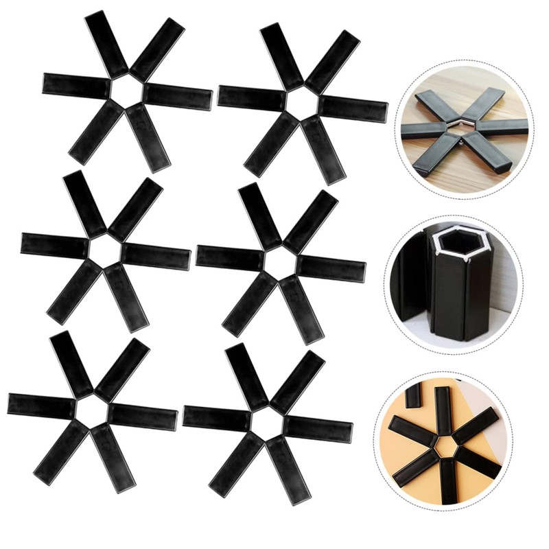 SHOWERORO Folding Pot Holder Kitchen Mat Heat Resistant Pad Insulation