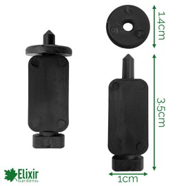 Elixir Gardens Greenhouse Bubble Wrap Insulation Clips, Plastic, Conservatory, Garden Room | Various qty available | x100