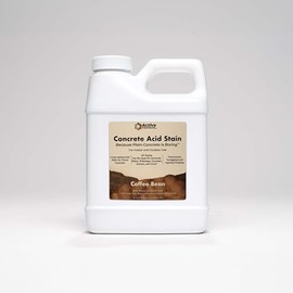 Concrete Acid Stain Interior Concrete Coffee Bean (Dark Brown to Black Color) 16oz