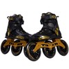 LIKU Performance 125 3WD Speed Inline Skates Unisex Black&Gold