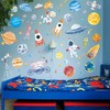 Zonon - Pegatinas de pared para espacio exterior, 6 hojas,