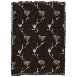 Pure Country Weavers William Morris Garden Tulip Antipode Blanket XL - Arts & Crafts - Gift Tapestry Throw Woven from Cotton - Made in The USA (82x62)