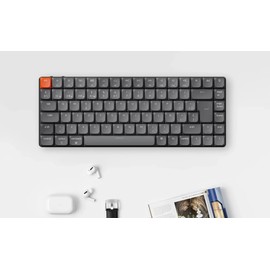Keychron K3 Max 75% Teclado Mecánico Inalámbrico Personalizado, 2.4 GHz Conexión Bluetooth por Cable QMK/VIA Programable, Marco de Aluminio Interrupto